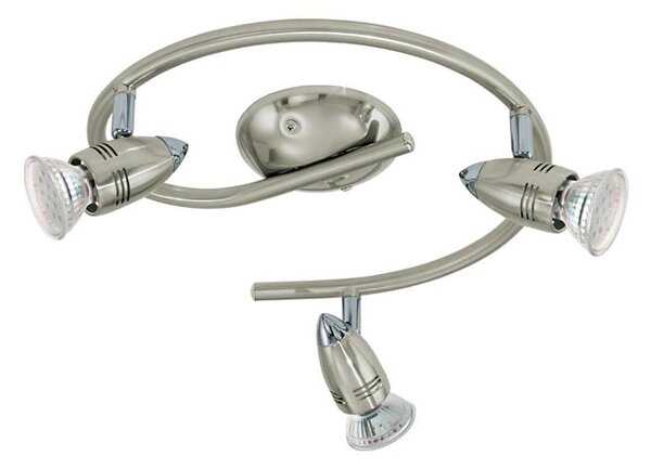 Eglo 78024 -LED Nástenné bodové svietidlo MAGNUM 3xGU10/3W/230V 3000K matný chróm