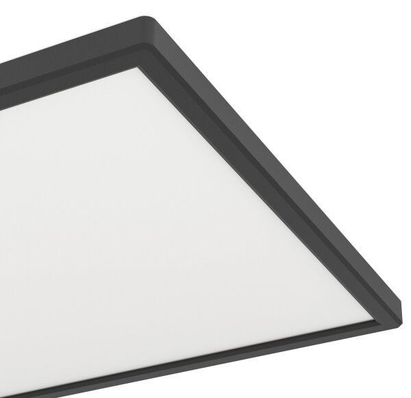 Eglo 901469-LED RGBW St. kúpeľ. svietidlo ROVITO-Z 17,2W/230V 30x57cm IP44 čierna