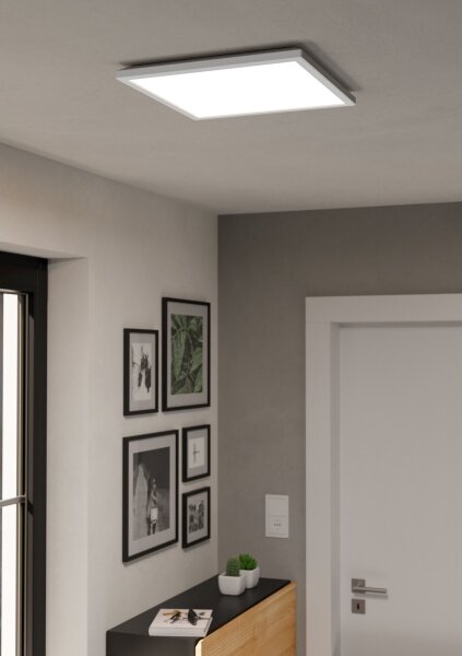 Eglo 901475 -LED RGBW St. kúpeľ. svietidlo ROVITO-Z 17,6W/230V 39x39cm IP44 biela