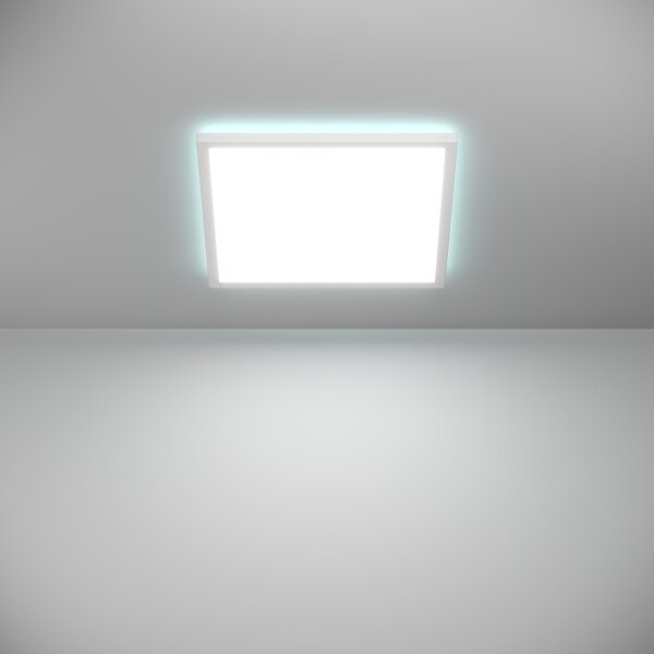 Eglo 901475 -LED RGBW St. kúpeľ. svietidlo ROVITO-Z 17,6W/230V 39x39cm IP44 biela