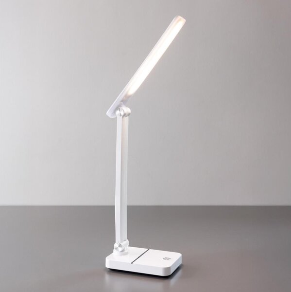 Zuma Line 1949-WH-LED Nabíjacia stolná lampa LED/8W/1200 mAh 3000/4500/6000K biela
