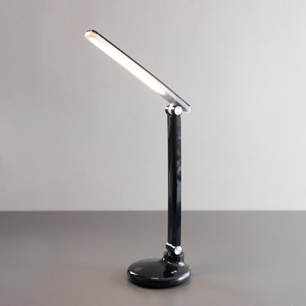 Zuma Line 1913-BK-LED Nabíjacia stolná lampa LED/6W/1200mAh 3000/4500/6000K čierna