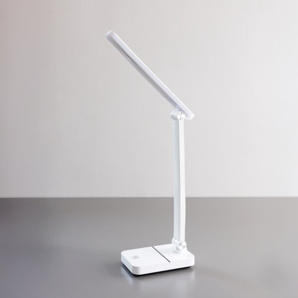Zuma Line 1949-WH-LED Nabíjacia stolná lampa LED/8W/1200 mAh 3000/4500/6000K biela