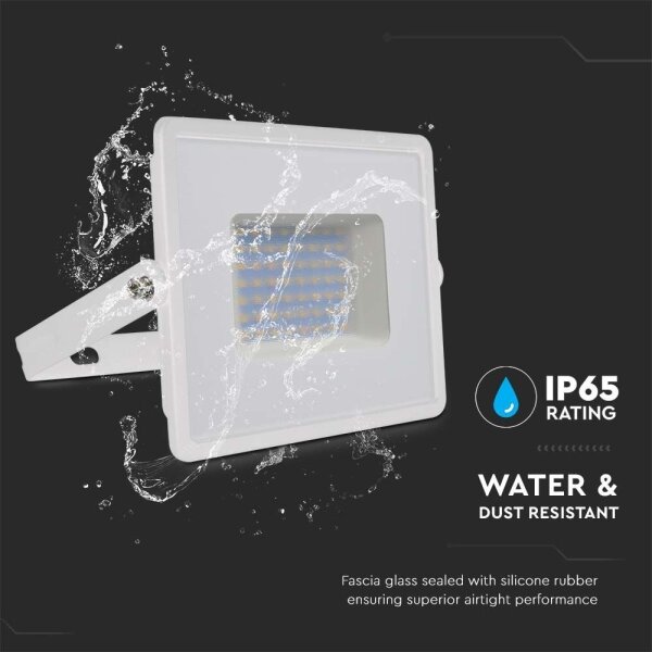 LED Reflektor LED/50W/230V 6500K IP65 biela