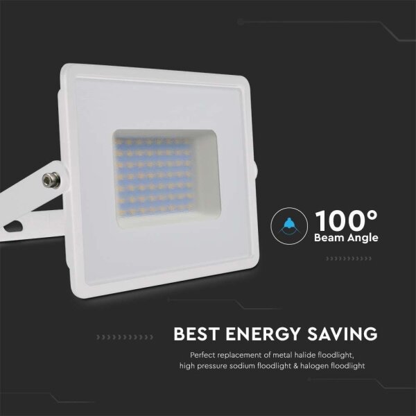 LED Reflektor LED/50W/230V 6500K IP65 biela
