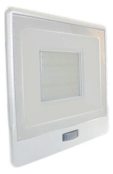 LED Reflektor so senzorom LED/50W/230V 4000K IP65 biela