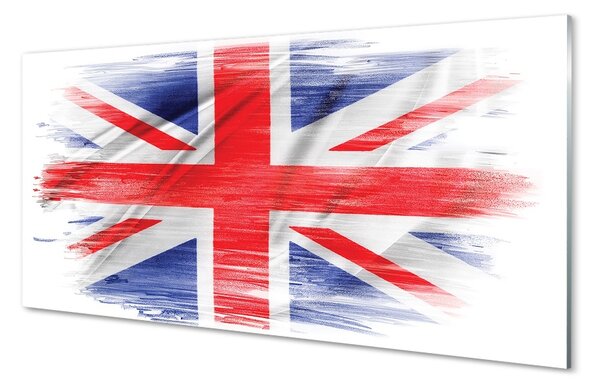 Sklenený obraz Vlajka Veľkej Británie 100x50 cm 2 Prívesky