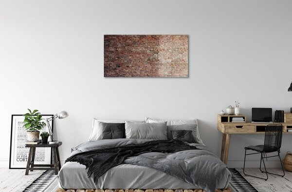 Obraz na skle Tehlové múry wall 100x50 cm 2 Prívesky
