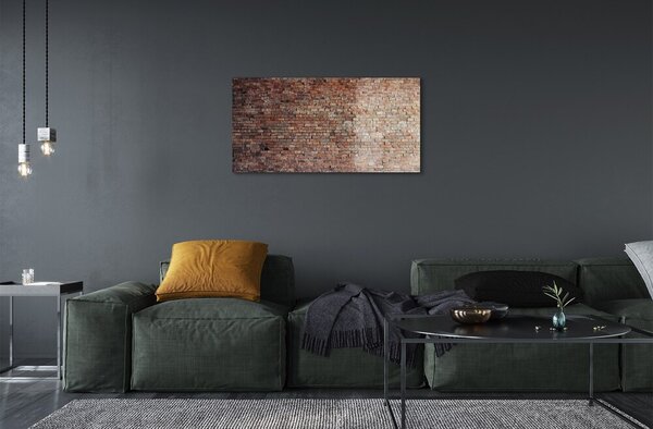Obraz na skle Tehlové múry wall 100x50 cm 2 Prívesky