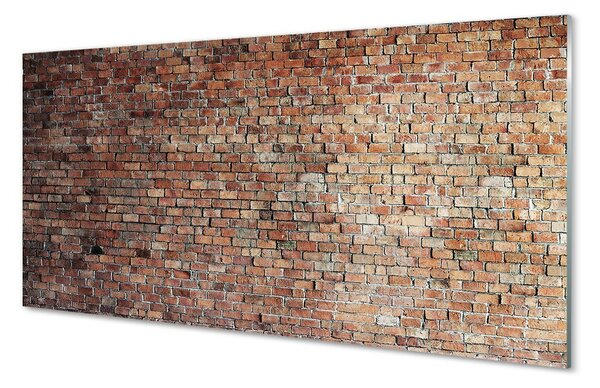 Obraz na skle Tehlové múry wall 100x50 cm 2 Prívesky