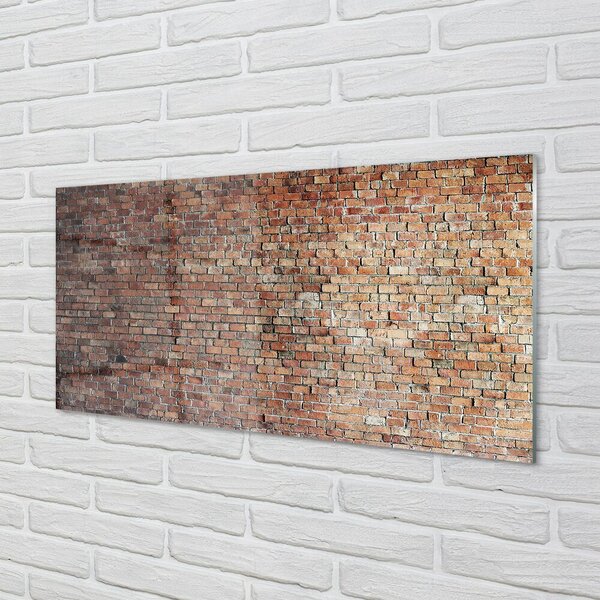 Obraz na skle Tehlové múry wall 100x50 cm 2 Prívesky