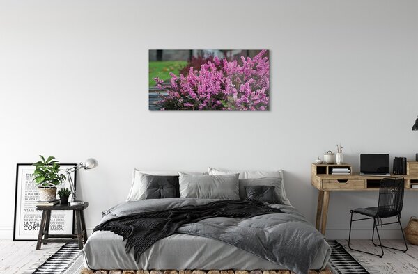 Sklenený obraz vresy 100x50 cm 2 Prívesky