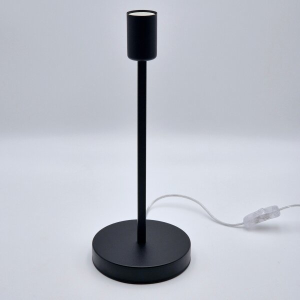 Stolná lampa ASTRID 1xE27/60W/230V lesklá čierna