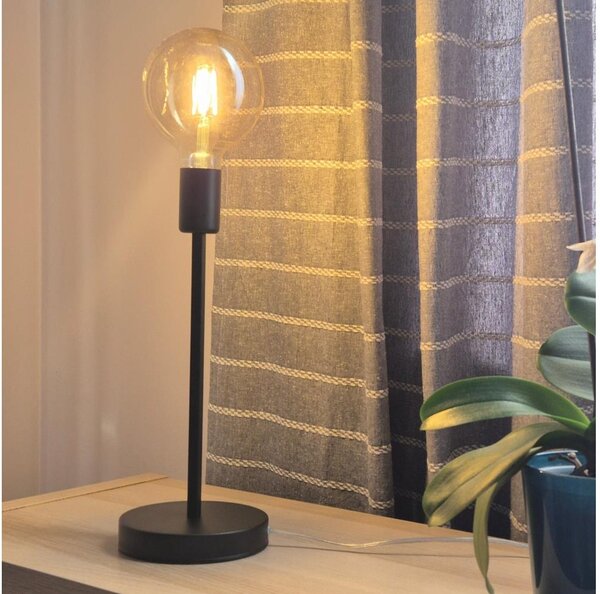 Stolná lampa ASTRID 1xE27/60W/230V matná čierna