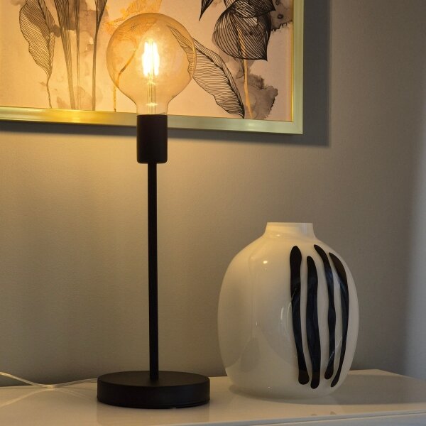 Stolná lampa ASTRID 1xE27/60W/230V matná čierna