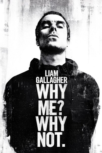 Plagát, Obraz - Liam Gallagher - Why Me Why Not, ( x 61 cm)