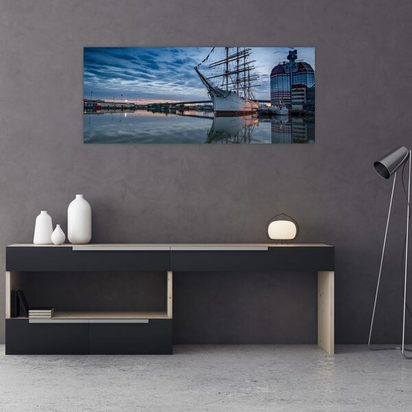 Obraz plachetnice (120x50 cm)