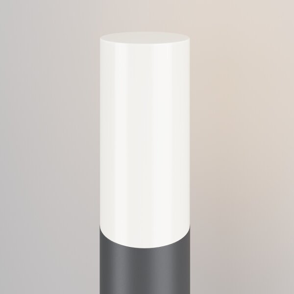 Maytoni O418FL-01GR1 - Vonkajšia lampa WILLIS 1xE27/60W/230V 80 cm IP54 antracit