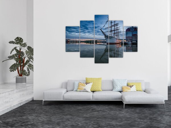 Obraz plachetnice (150x105 cm)