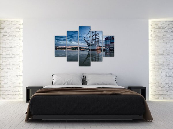 Obraz plachetnice (150x105 cm)