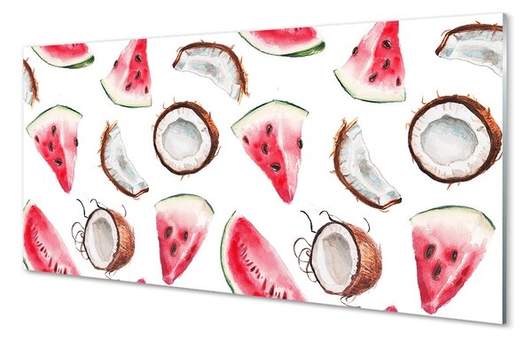 Obraz na skle kokos melón 100x50 cm 2 Prívesky