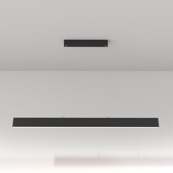 Maytoni P010PL-L30B4K- LED Luster na lanku STEP LED/30W/230V 4000K 118,5 cm čierna