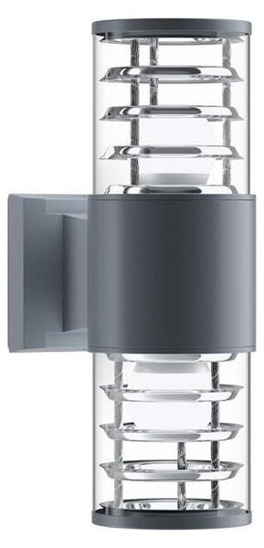 Maytoni O576WL-02GR - Vonkajšie nástenné svietidlo BRONX 2xE27/60W/230V IP54 antr