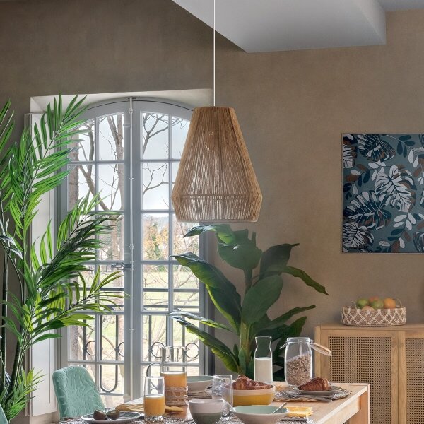 Atmosphera - Luster na lanku PALM 1xE27/40W/230V juta