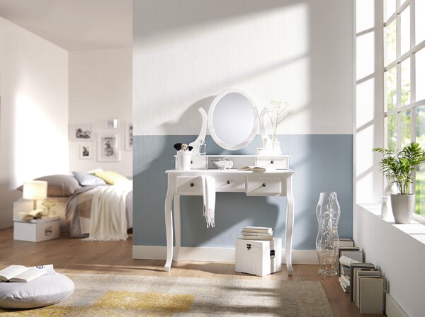 TOALETNÝ STOLÍK, biela, 97/40/142 cm Ambia Home - Toaletné stolíky