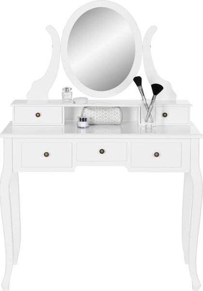 TOALETNÝ STOLÍK, biela, 97/40/142 cm Ambia Home - Toaletné stolíky