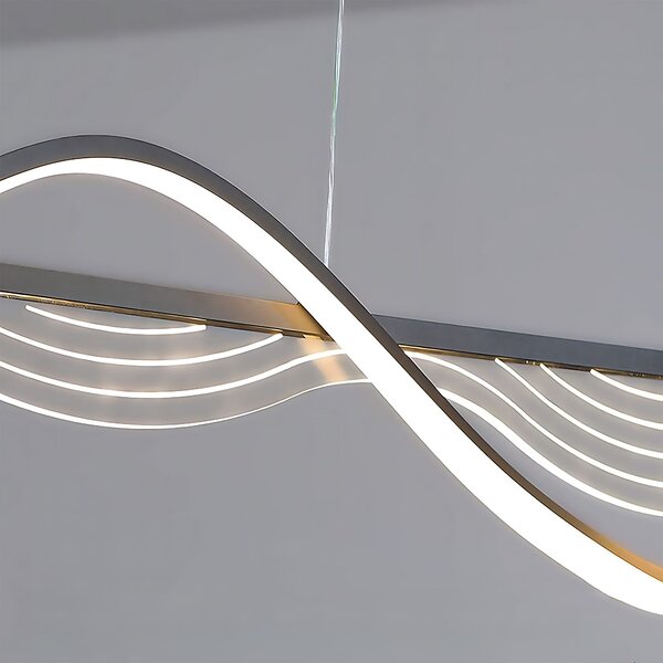 Toolight Toolight, závesné LED svietidlo 100 cm, 3000K, LHJ041-CP, čierna, OSW-50019