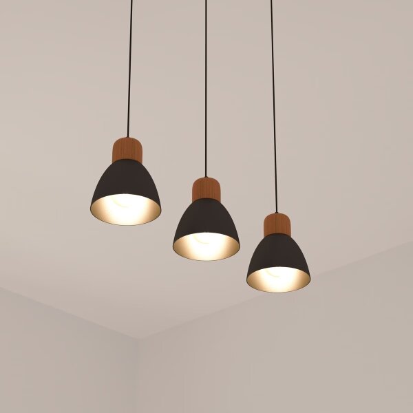 Atmosphera - Luster na lanku DESY 1xE27/40W/230V borovica