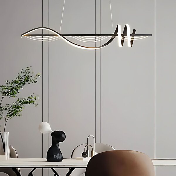 Toolight Toolight, závesné LED svietidlo 100 cm, 3000K, LHJ041-CP, čierna, OSW-50019