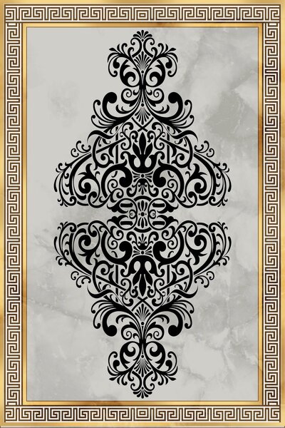 Conceptum Hypnose Koberec Malava 50x80 cm sivý/hnedý