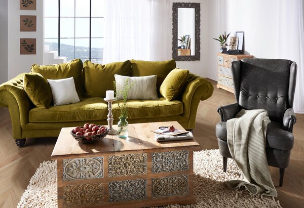 MEGA POHOVKA, textil, zelená Ambia Home - Sedačky