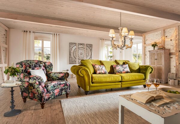 MEGA POHOVKA, textil, zelená Ambia Home - Sedačky