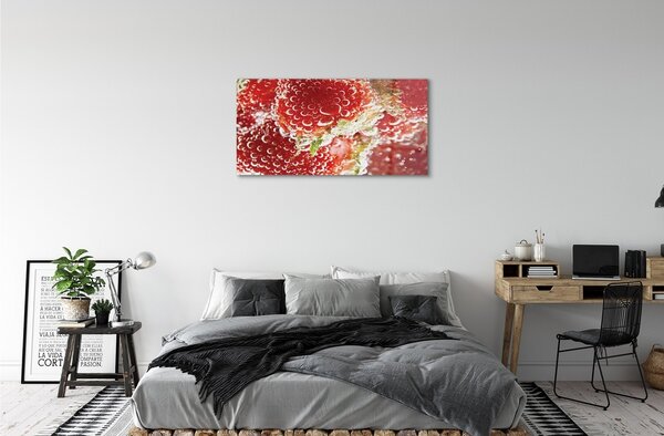 Obraz na skle mokré jahody 100x50 cm 2 Prívesky