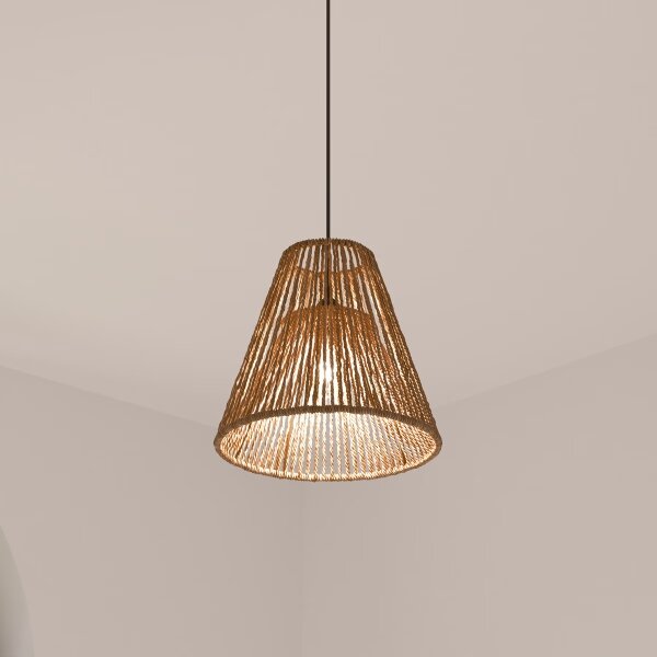 Atmosphera - Luster na lanku GIADA 1xE27/40W/230V juta