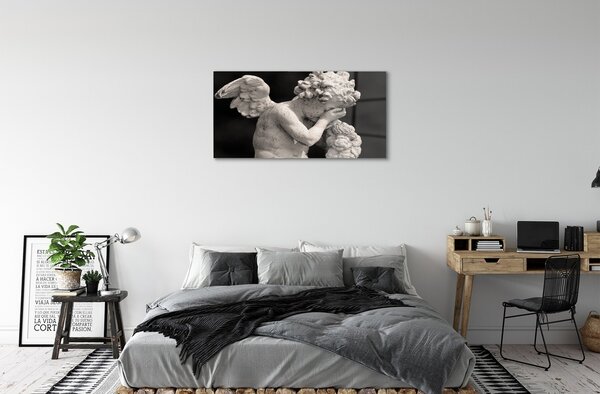 Sklenený obraz plač anjela 100x50 cm 2 Prívesky