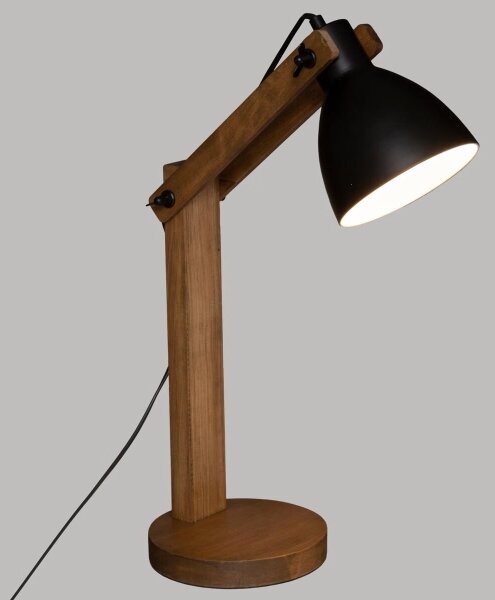 Atmosphera - Stolná lampa KUBA 1xE14/25W/230V borovica