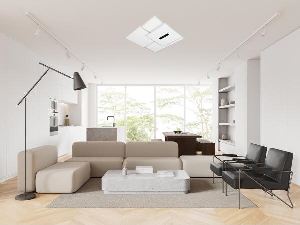 LED Stmievateľné stropné svietidlo LED/95W/230V 3000-6500K biela + diaľkové ovládanie