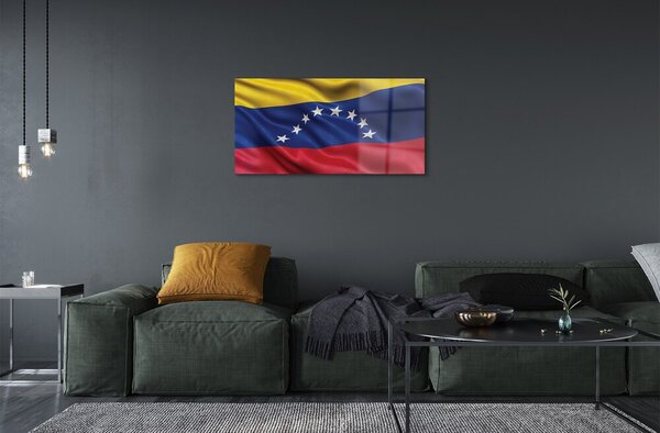 Sklenený obraz vlajka Venezuely 100x50 cm 2 Prívesky