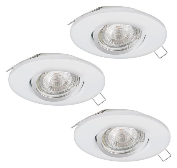 Eglo 95895 - SADA 3x LED podhľadové svietidlo PENETO 1 1xGU10-LED/3W/230V