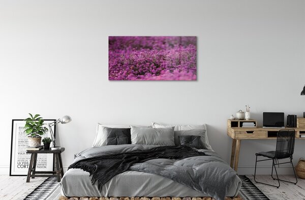 Sklenený obraz poľné vresy 100x50 cm 2 Prívesky