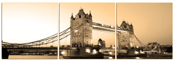 Obraz na plátne - Tower Bridge - panoráma 530FB (90x30 cm)