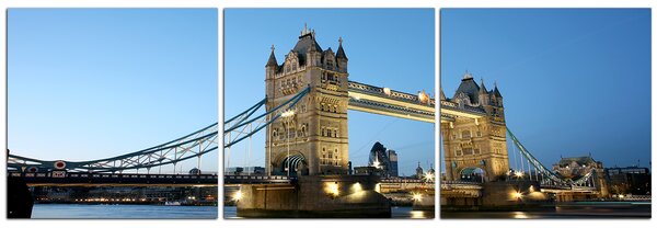 Obraz na plátne - Tower Bridge - panoráma 530B (90x30 cm)