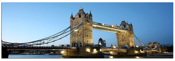Obraz na plátne - Tower Bridge - panoráma 530A (105x35 cm)