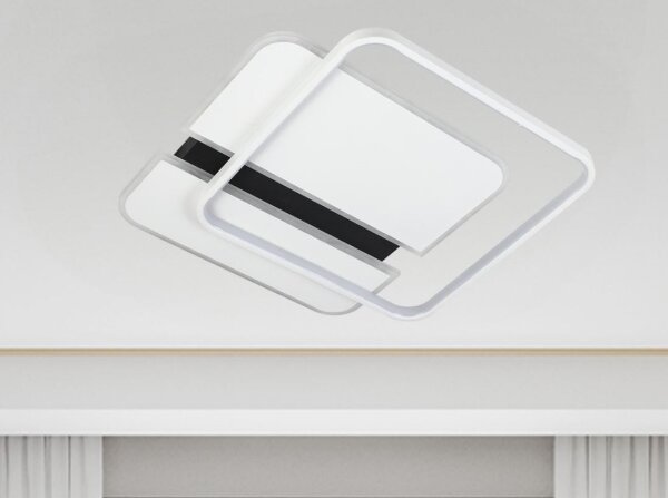 LED Stmievateľné stropné svietidlo LED/95W/230V 3000-6500K biela + diaľkové ovládanie