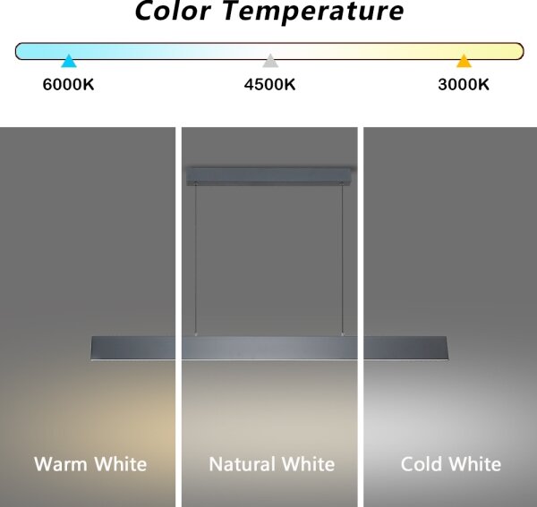 Brilagi - LED Stmiev. luster na lanku SLIMLINE LED/40W/230V 3000-6000K antracit+DO
