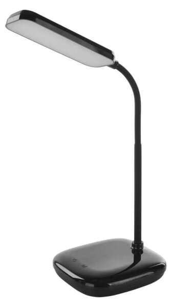 LED Stmievateľná flexibilná stolná lampa LED/12W/230V 3000K/4000K/6500K čierna